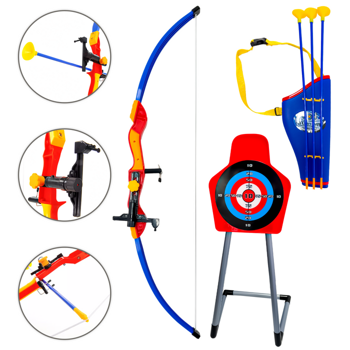 Archery Set for Kids with Pointer Light