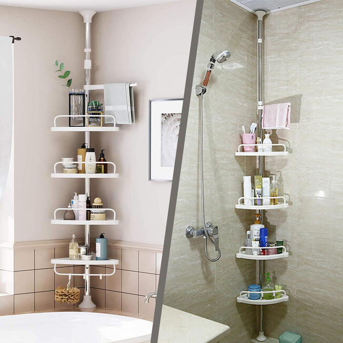 4-Tier Bathroom Storage Rack Shower Caddy