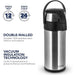 Hot and Cold Stainless Steel Airpot Flask