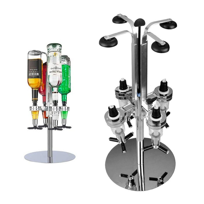 Liquor Drink Dispenser | 4 Rotary Bottle Bar