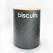 Grey Biscuits Canister