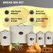 Features Kitchen Bread Tins Cream