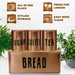 4-PCs Copper Bread Bin Kitchen Set