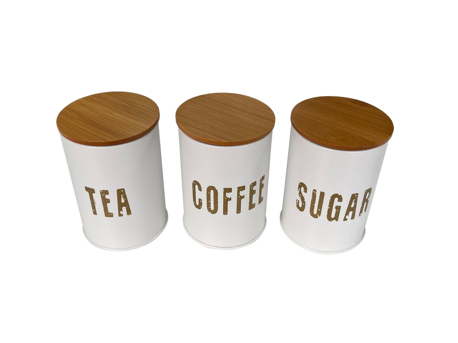 Tea, Coffee & Sugar Canisters