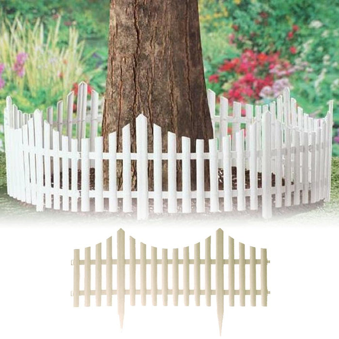 Plastic Wooden Effect Lawn Border