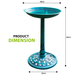 Bird Water Feeder Dimensions