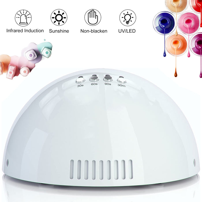 Convex LED Nail Dryer White