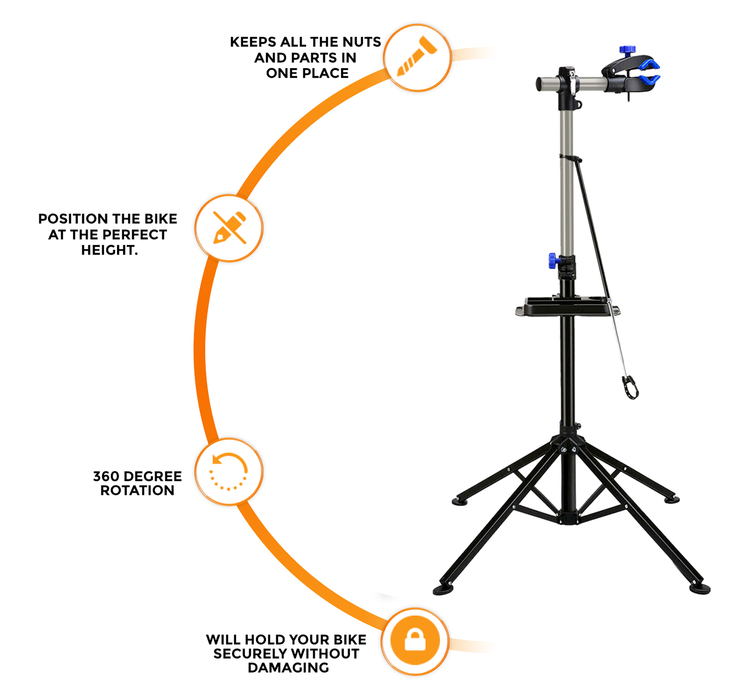 Adjustable Folding Bike Repair Stand