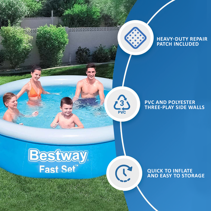 Bestway Fast Set Swimming Pool 6FT x 20"