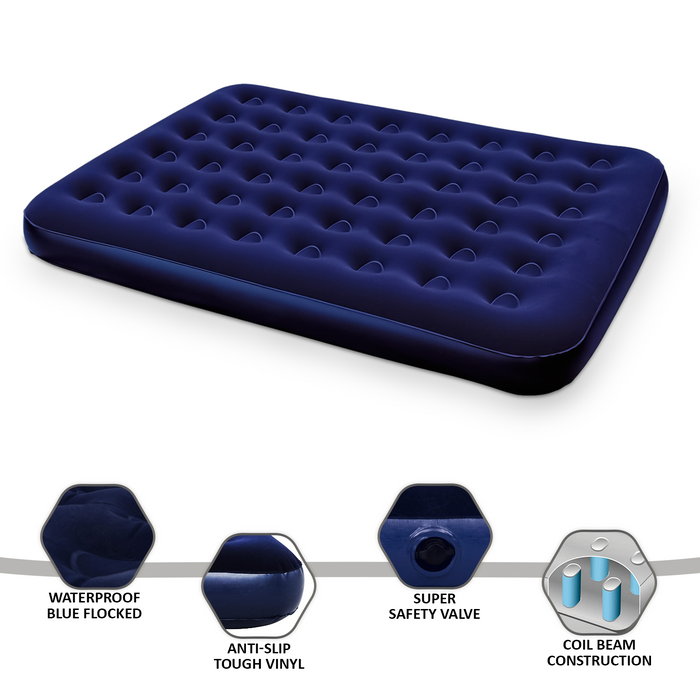 Queen Size Camping Air Bed Features 