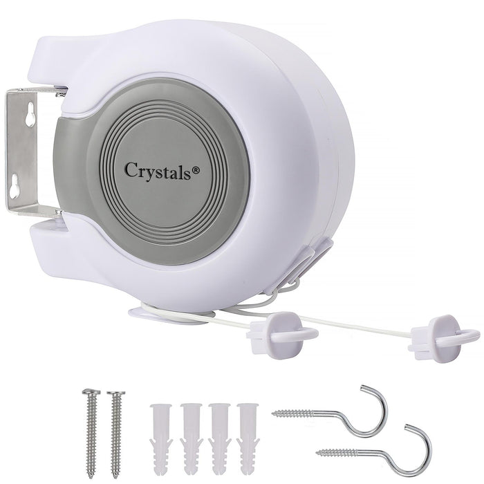 30M Retractable Washing Line with Twin Cable