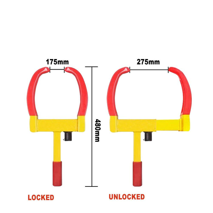 Wheel Clamp Dimensions