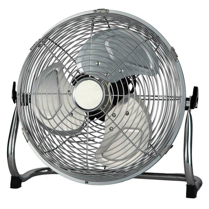 Electrical 12" Chrome Fan Hydroponic