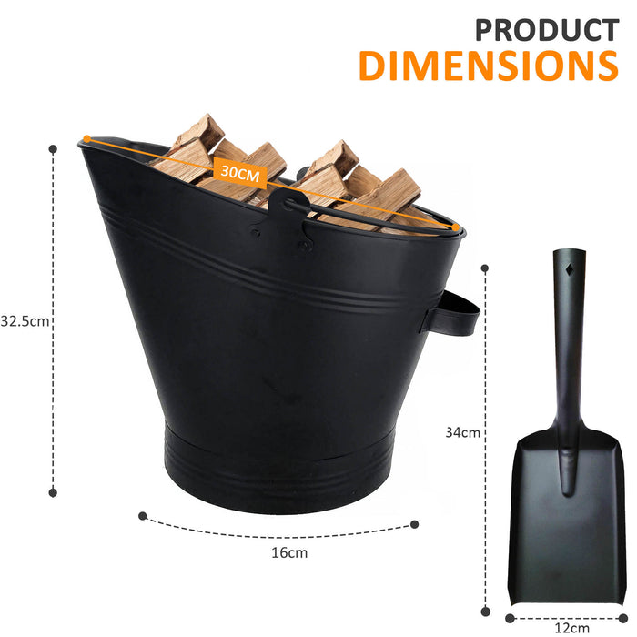 Dimensions of Coal Bucket & Shovel