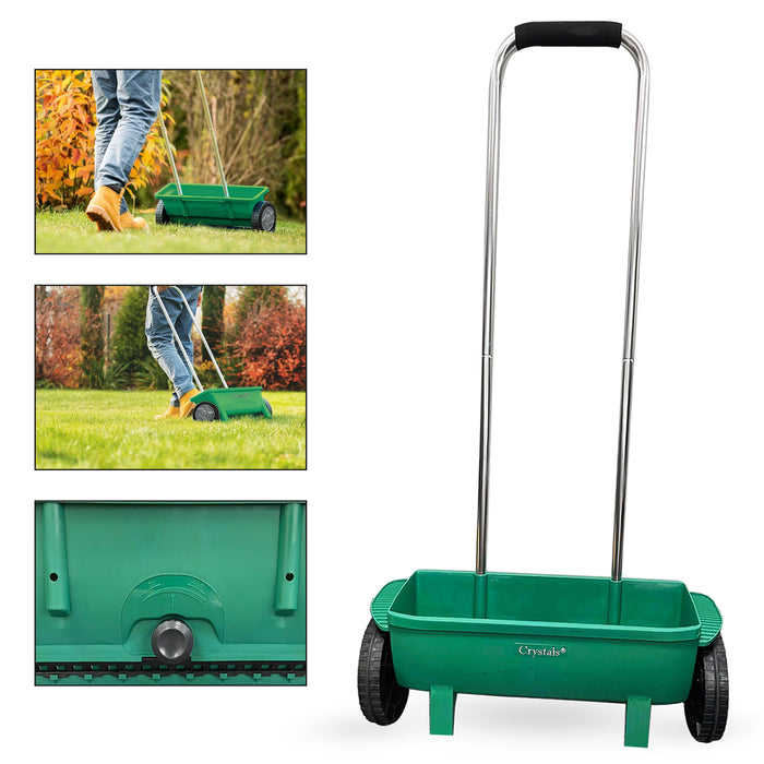 12L Garden Lawn Fertiliser Spreader