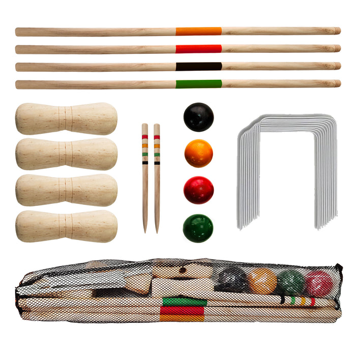 4 Player Full Size Croquet Set