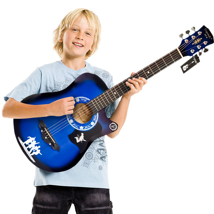 Kid with Blue Guitar