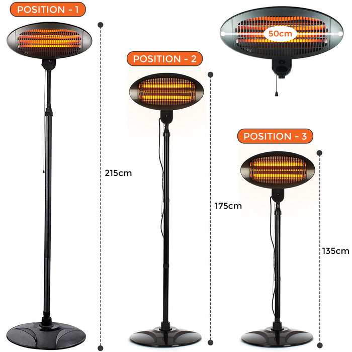 Dimensions Electric Heater