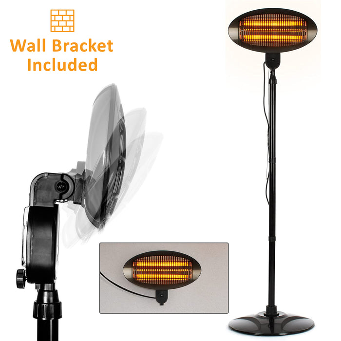 Electric Patio Heater Included Wall Bracket