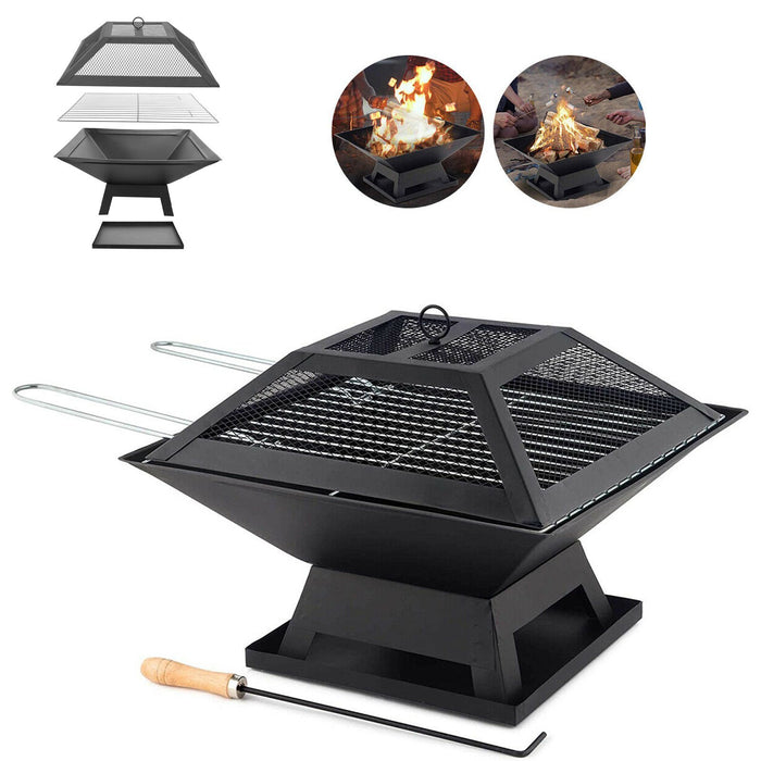 Patio Heater With BBQ Grill