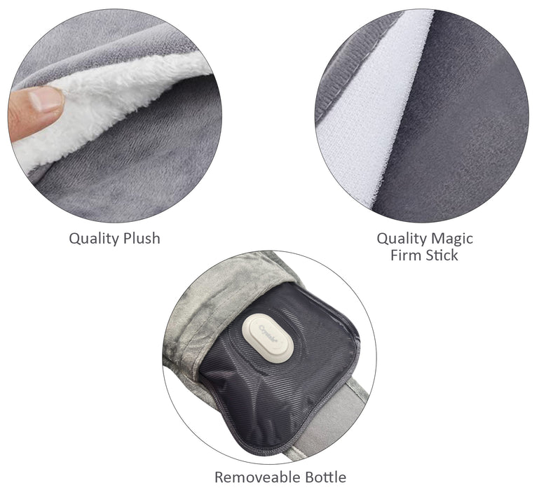 Rechargable Electric Hot Water Bottle with Belt