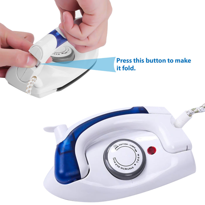 800W Dual Voltage Travel Iron