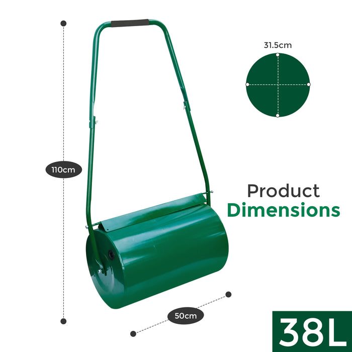 Garden Lawn Metal Aerator Roller