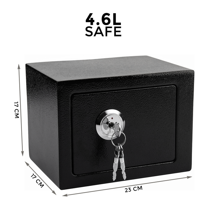 4.6L Lockable Money Safe Box