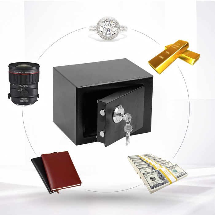 4.6L Lockable Money Safe Box