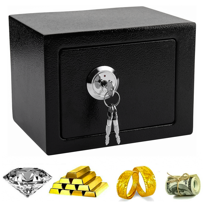 4.6L Lockable Money Safe Box