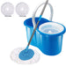 Blue Spin Mop with Bucket Set - 360° Spin