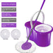 Purple Spin Mop with Bucket Set 