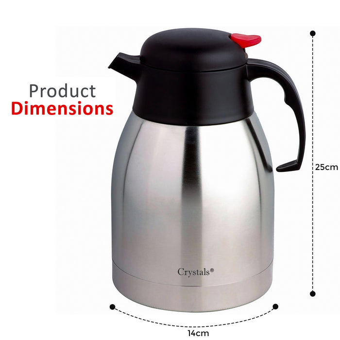 Dimensions 2L Stainless Steel Kettle Flask