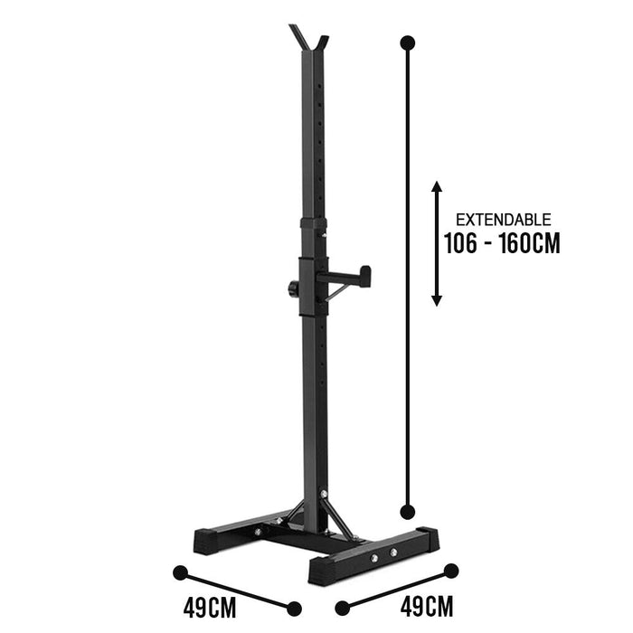 Split Squat Rack Adjustable Barbell Stand