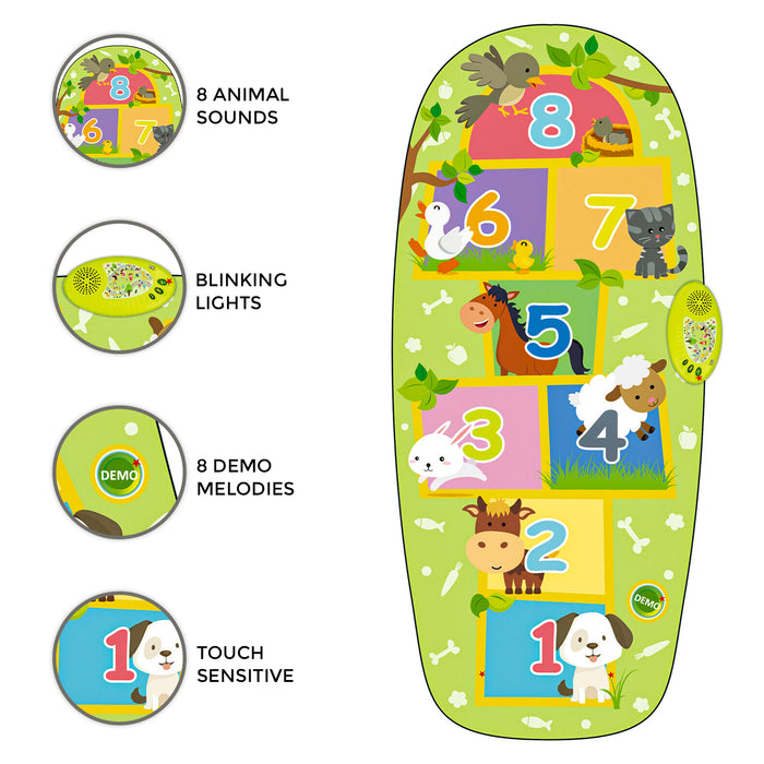 Electronic Animal Touch Musical Kids Play Mat