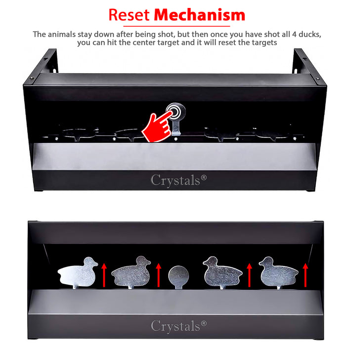 Duck Target Magnetic Knockdown