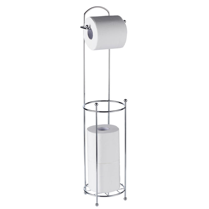 Free Standing Chrome Toilet Paper Holder