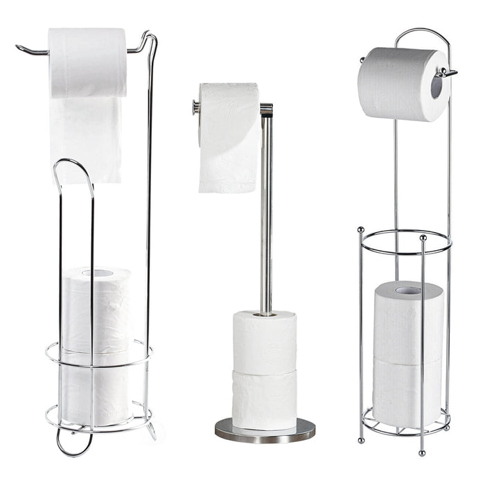 Toilet Roll Holder Free Standing - Chrome