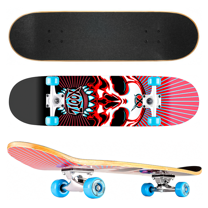 31" Kids Double Kick Skateboard