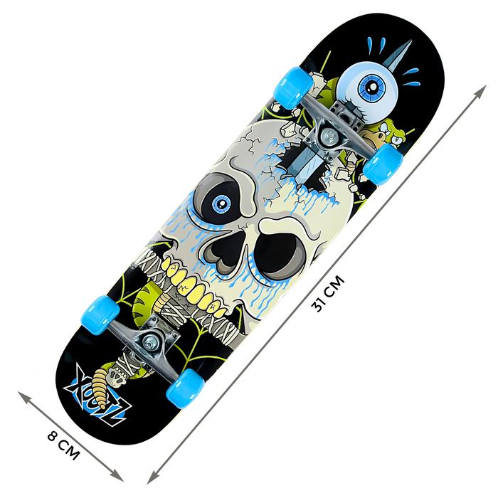 31" Kids Double Kick Skateboard