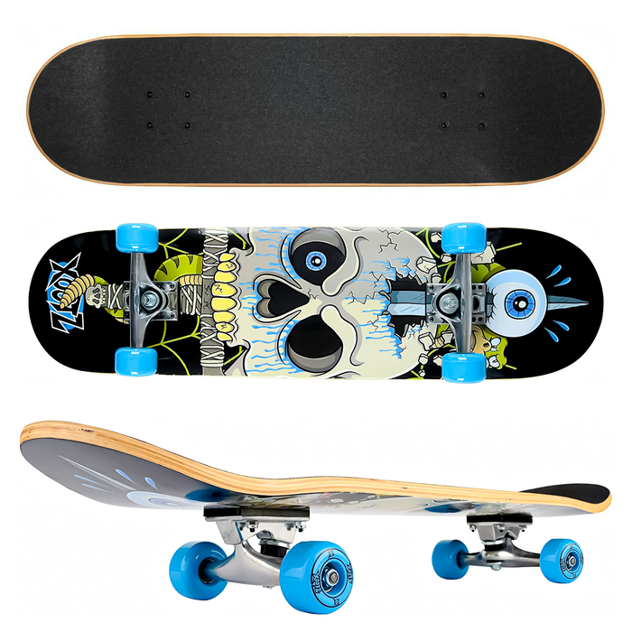 31" Kids Double Kick Skateboard