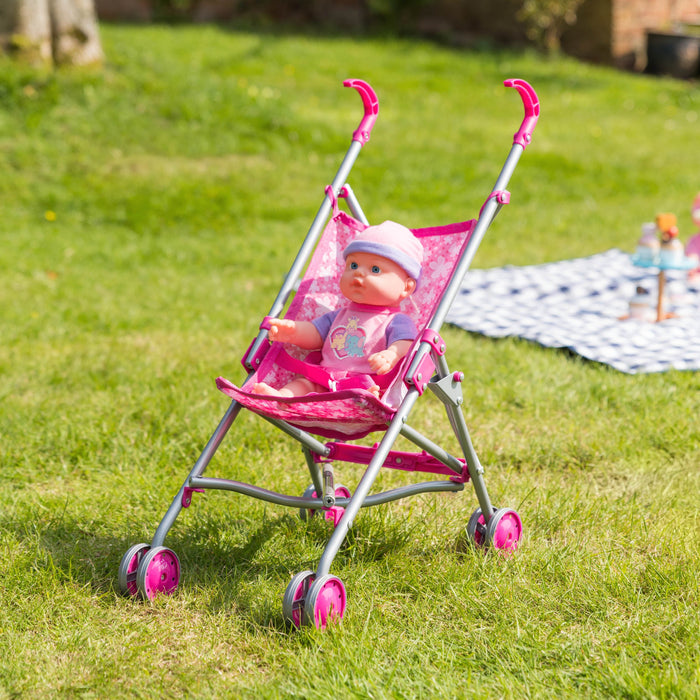 Kids Pushchair Deluxe Buggy Toy