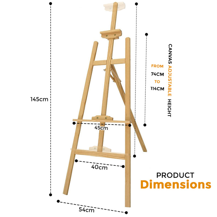 Studio Art Craft Display 145cm Easels