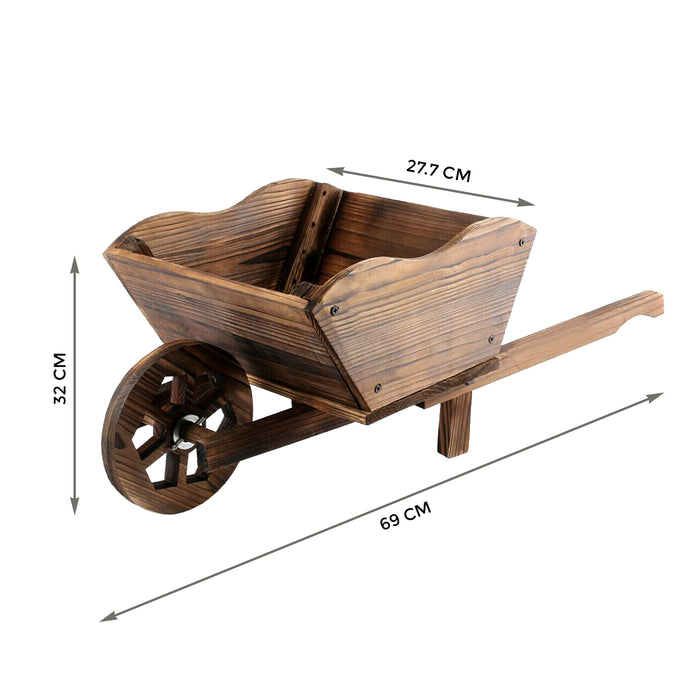 Garden Ornamental Wheelbarrow Planter