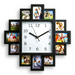 Photo wall clock frame