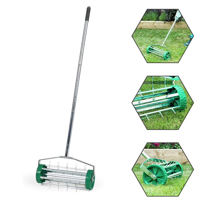 3 Level Lawn Aerator Grass Roller