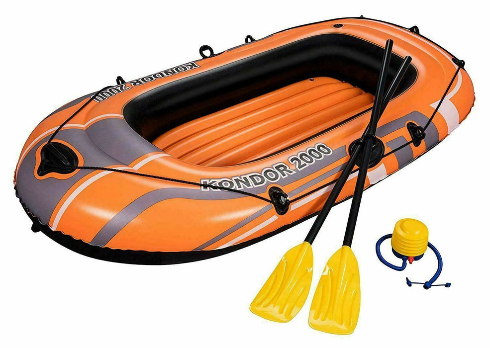 Bestway Hydro-Force Kondor Raft, With Paddles + Pump, 1.88m x 0.98m